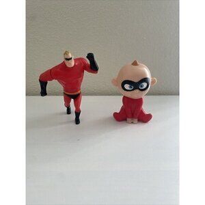 McDonalds Happy‎ Meal Toy Disney/Pixar The Incredibles Mr. Incredible & Jak Jak